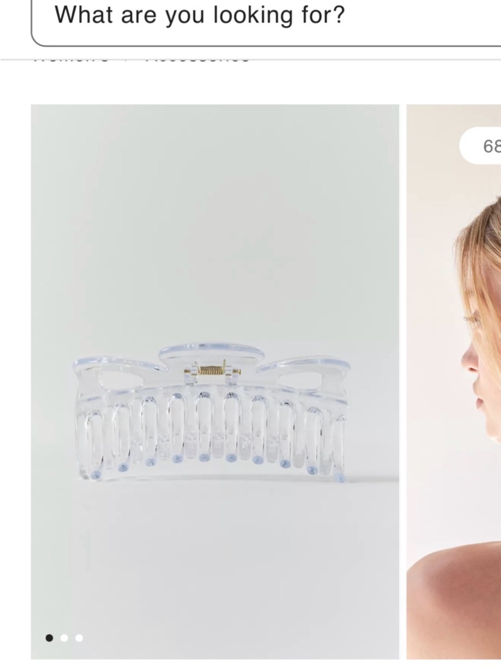 Urban Outfitters Jumbo Claw clips